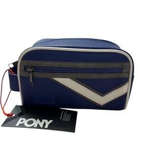 PONY Men’s Reggie Travel Toiletry Bag in Royal Blue